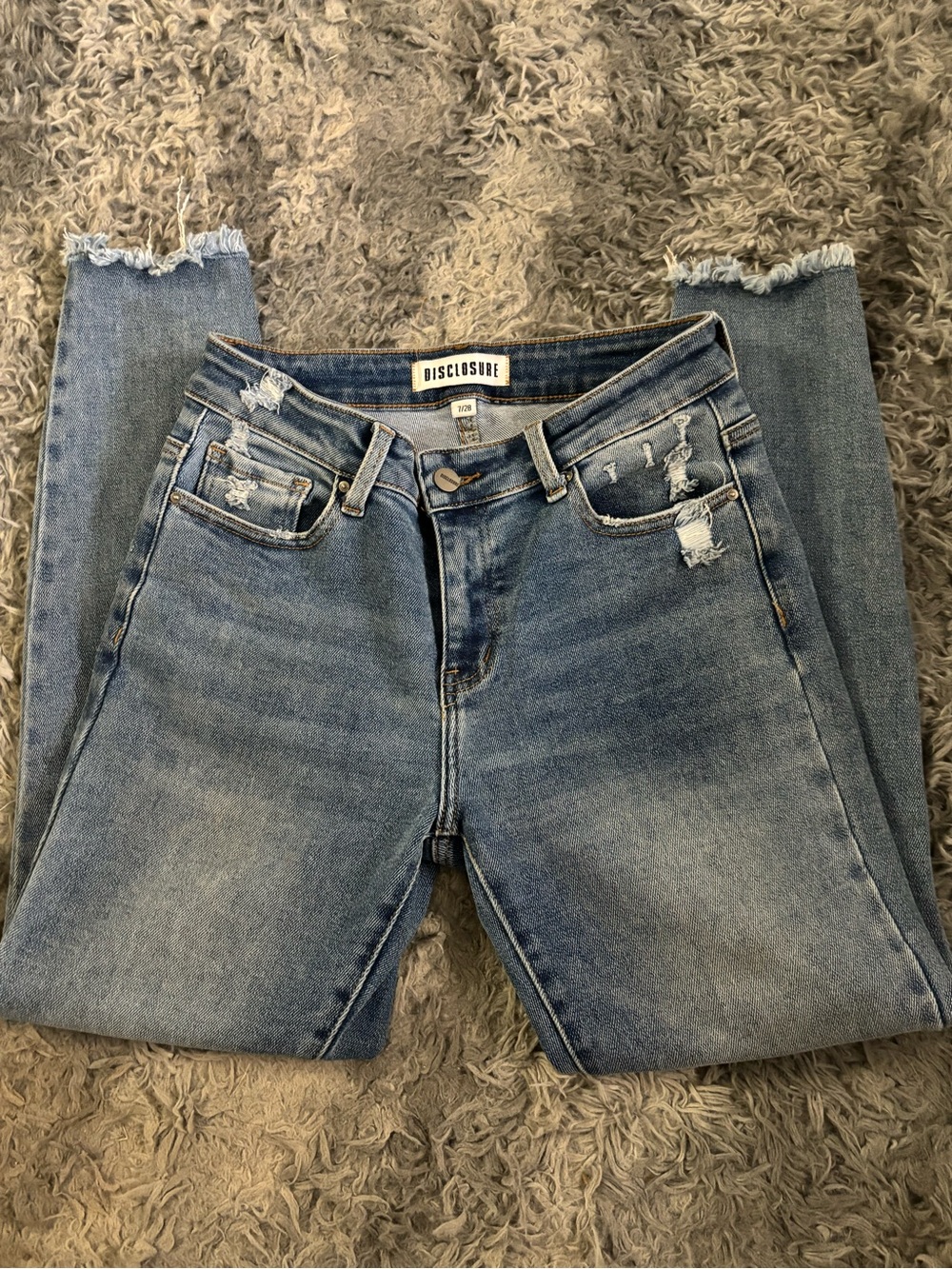 Women’s Light Blue High-Rise Jeans